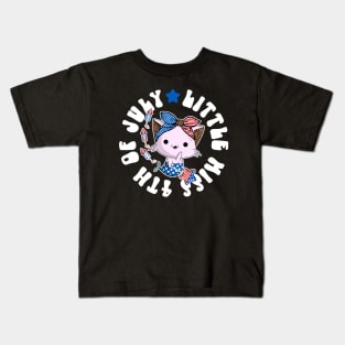 Little miss 4th of July Kids T-Shirt